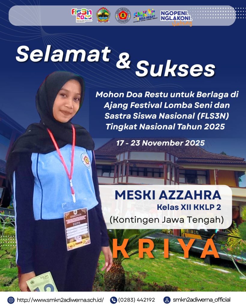 Ajang Lomba Seni dan Sastra Siswa Nasional (FLS3N) Tahun2025